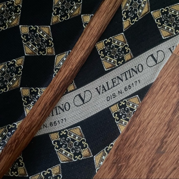 Valentino Cravatte silk tie hand made in Italy - Picture 6 of 13